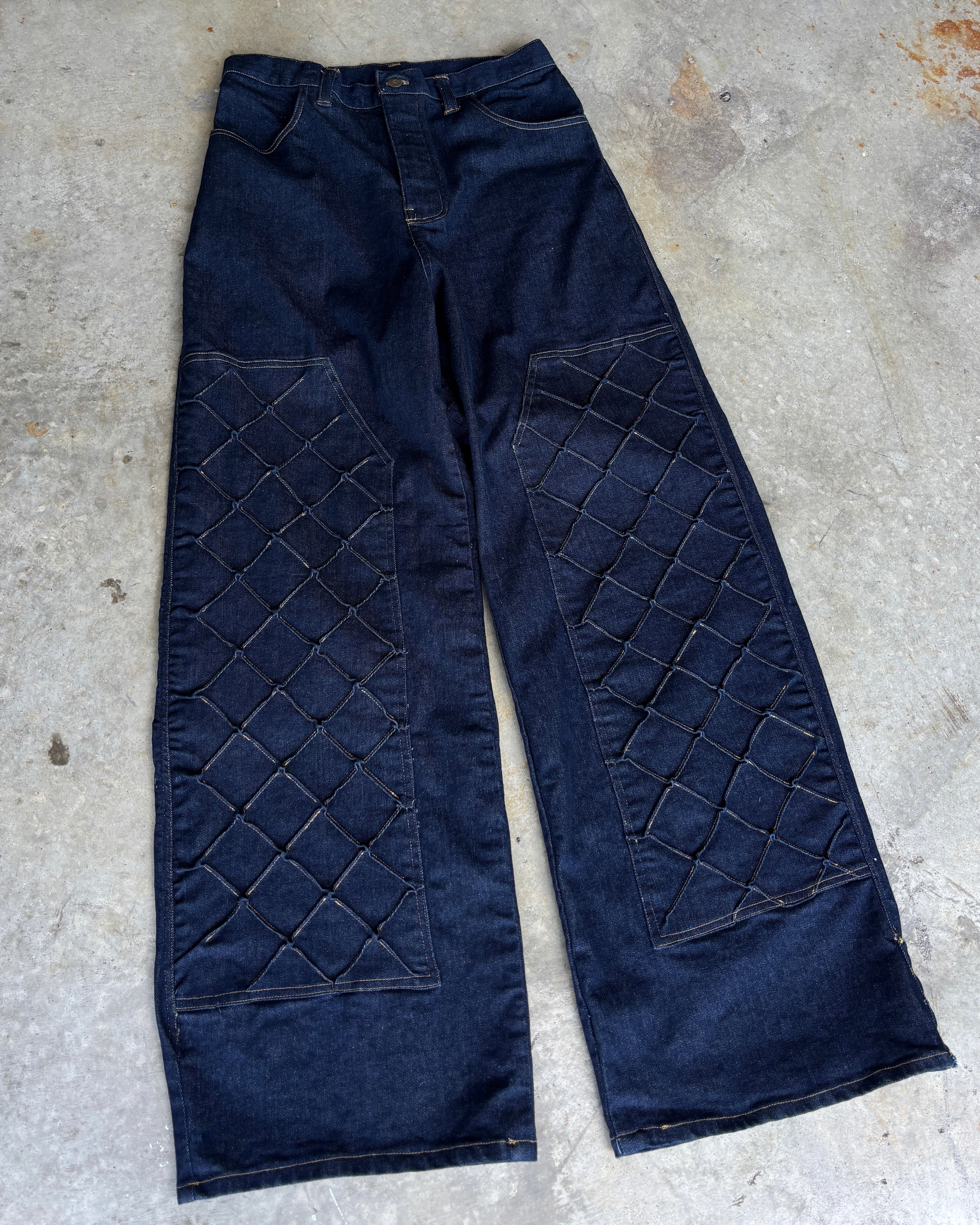 SCALES RAW DENIM DOUBLE KNEES
